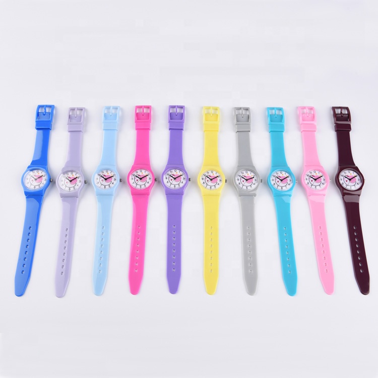 Mini Flexible Silicone Rubber Wristband Watch With Slap Strap DWG-R0117