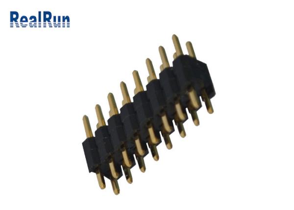 Buy cheap Dual Row PA6T 3.0A DIP Pin Header Connector 2.54mm Pitch from wholesalers
