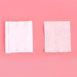 Square Beauty Cotton Pads 7.5*7.5cm Skin Friendly Facial Cleansing Strong