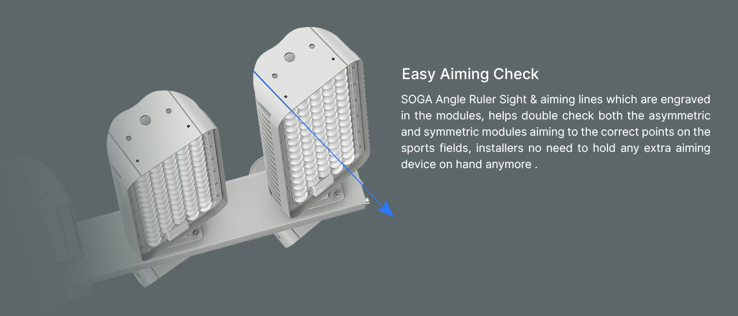 Premium IP66 LED Sports Lighting with Wireless and Modular Design