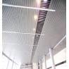 Buy cheap fireproof Aluminum U Baffle Ceiling 300*15*3000mm For Shopping Mall from wholesalers