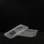 Disposable PP Lunch Box Leak Proof Sandwich Packaging Box In Customized Color