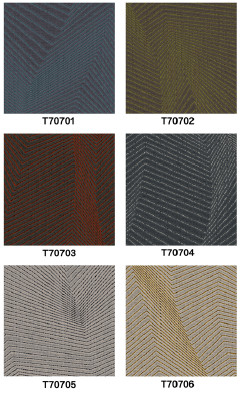 Line Element Design Printed Commercial Carpet Tiles Nylon 6 With PVC Backing