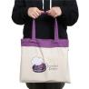 Buy cheap Full Color Purple Handle Printed 12oz Canva Tote Bag from wholesalers