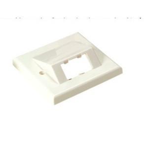 Cat5e Network Cable Faceplate Surface Flush Single Gang Faceplate 1 Port / 2