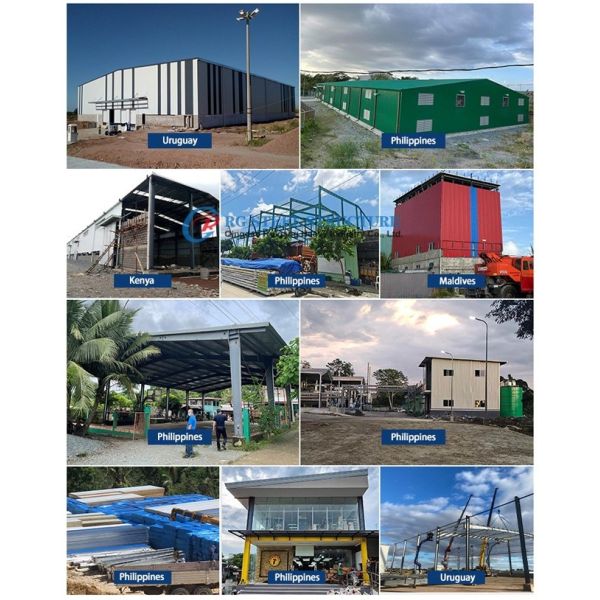 Prefabricated And Pre-Engineered Steel Structural Framed Building Construction