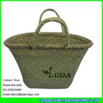LDSC-001 natural vintage basket beach bag 2016 cheap seagrass straw bags