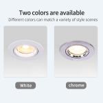 Restaurant Gu10 Bathroom Downlights Fixture 68mm Cutting 50000 Life Span