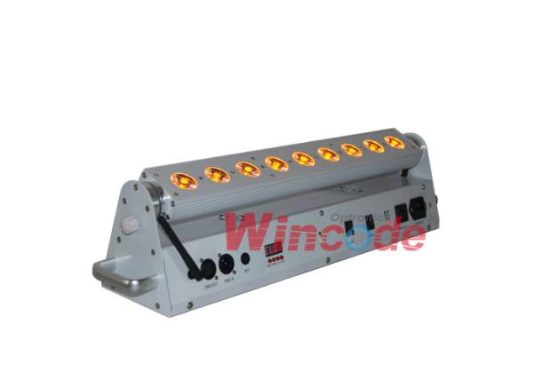 Six In One Battery Powered Stage Lights 9×18W LED Wall Washer With Wireless