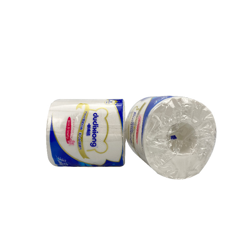 OEM Wood Pulp Soft 2 Ply Tissue Toilet Paper 4D Embossing ISO14001