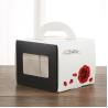 Buy cheap Offset Printing SBS Board Cake Carrying Box With Transparent Window from wholesalers