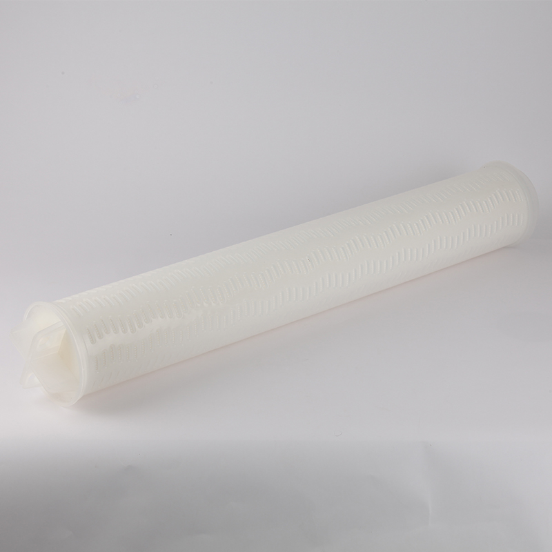 40 Inch 0.1 Micron Large Flow Pleated Water Filter Element for Industrial Filtration