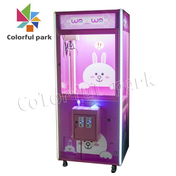 Buy cheap Lollipop Candy Toy Claw Grabber Machine Pink Tempered Glass Material from wholesalers