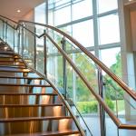Minimalist Flat Stainless Steel Handrails for Modern Homes