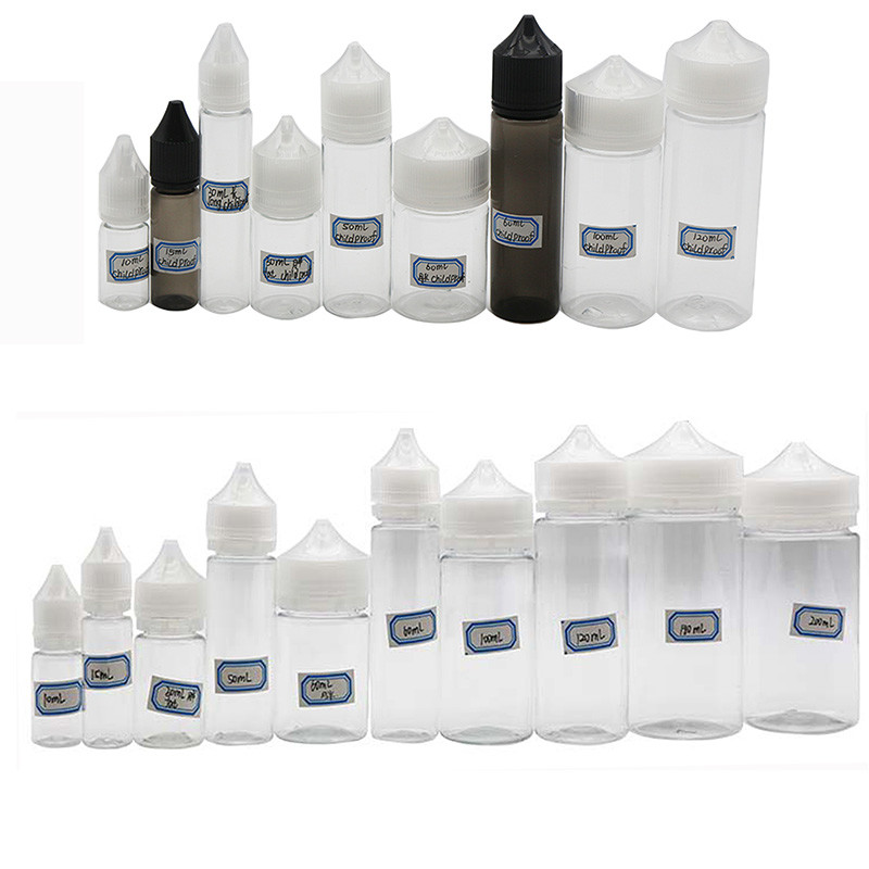 Cigarette Oil Dropper Plastic Cosmetic Containers 50ml 60ml