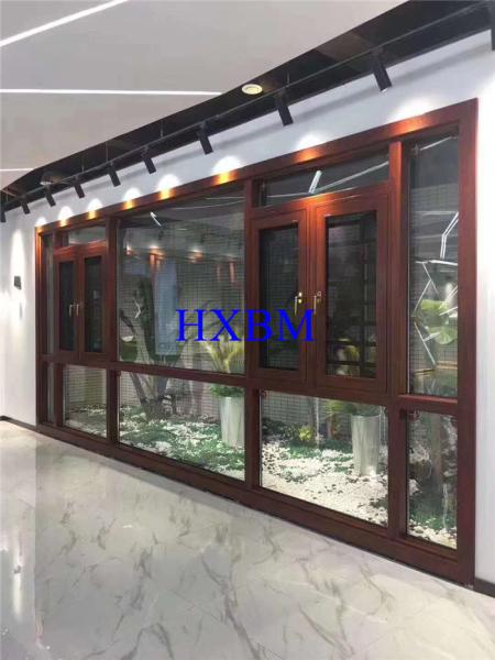 Buy cheap 12A Glass ISO9001 6063 -T5 Powder Coated Aluminium Windows from wholesalers