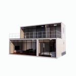 Simple Demountable Flat Pack Container House Light Steel Prefab Mobile House