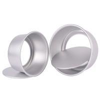 Buy cheap Round Removable Bottom Aluminum Cake Molds Non Stick Baking Mould Tray product
