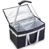 Buy cheap Foldable Lunch Insulated Cooler Bag Heated Food Delivery Bag Thermal Pizza Delivery Cooler Bag from wholesalers
