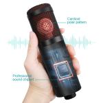 Buy cheap GESTTON USB C Condenser Microphone With Sound Card High Sensitivity from wholesalers