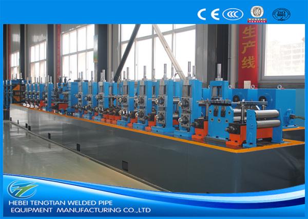 Buy cheap Carbon Steel Steel Tube Production Line , Round Pipe Manufacturing Machine from wholesalers