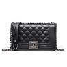 Buy cheap Summer Chain Crossbody Bags Plaid Pu Leather Square Handbags For Ladies from wholesalers