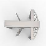SS316 Brussless Motor Access Control Full Height Turnstile For Gym