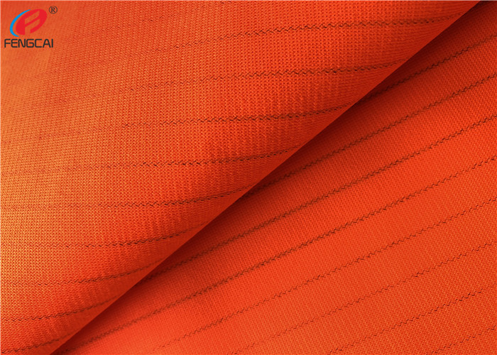 Conductive Wire Fluorescent Orange Fabric Special Professional Uniform