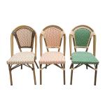 Iron Frame Aluminum Rattan Wicker Chairs For Patio Beach