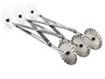 Wholesale Stainless Steel Pizza Cutter 3 Wheels Food Grade Pizza Tool