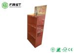 Matte Lamination Cardboard Floor Displays , Easy Advertising Cardboard Display