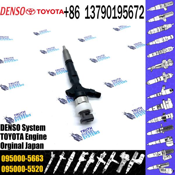 high quality diesel engine Fuel common rail injector 095000-5663 23670-39095