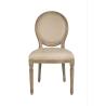 Buy cheap Event wooden frame round back chair linen fabric rental chair with wooden carved nice design dining chair from wholesalers
