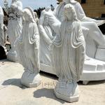 Marble Virgin Mary Sculpture Life Size Religious Saint Mary Statue Stone Carving