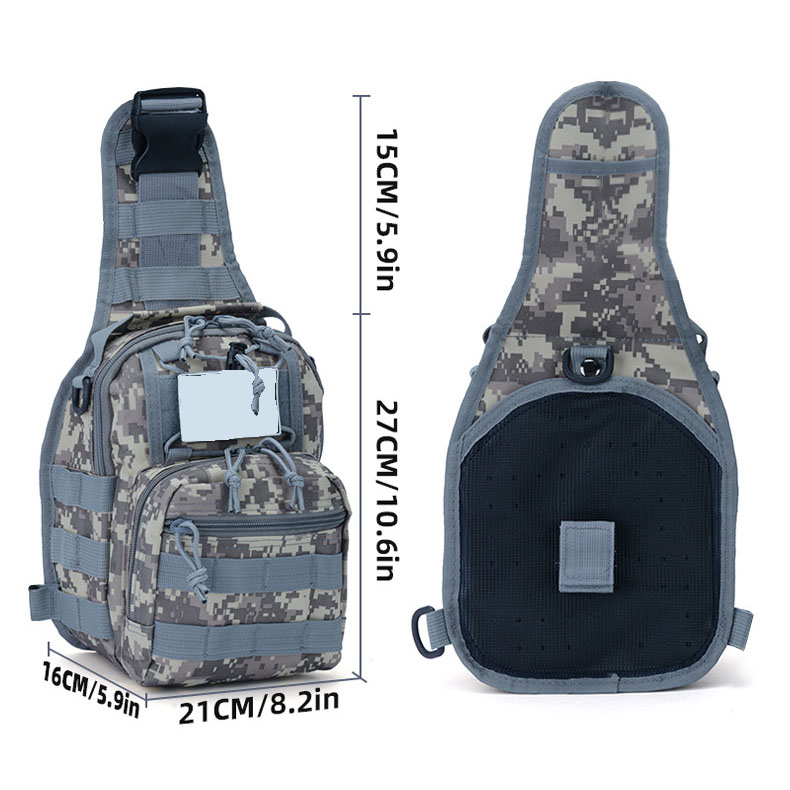 Oxford Cloth Shoulder Sports Tactical Chest Bag Crossbody Gym Bag Wholesale