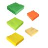 Buy cheap 17gsm Lime Green Paper Napkin , OEM 2ply Luncheon Paper Napkins from wholesalers