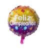 Buy cheap Spanish Happy Birthday Round Hexagonal Aluminum Film Balloons 18 Inch from wholesalers