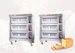 Three Deck 1220mm 19.8kw Industrial Bakery Oven