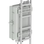 Gray 4 Port Fiber Optic Distribution Box IP65 Waterproof for Outdoor in Network