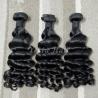 Buy cheap Loose Curly Virgin Hair Weave Malaysian Hair Extensions Soft And Silky from wholesalers