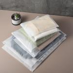 Zipper PEVA Reclosable Moistureproof Clear Clothing Storage Bags Protect From UV