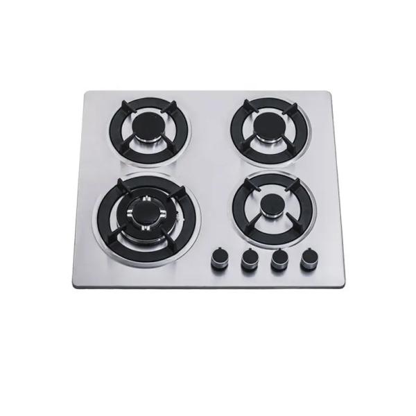 Buy cheap Electronic Ignition 4 Burner Gas Hob Stove Stainless Steel from wholesalers