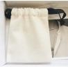 Buy cheap Screen Printing Drawstring Jewelry Pouch White Cotton Jewelry Pouch For Watches from wholesalers