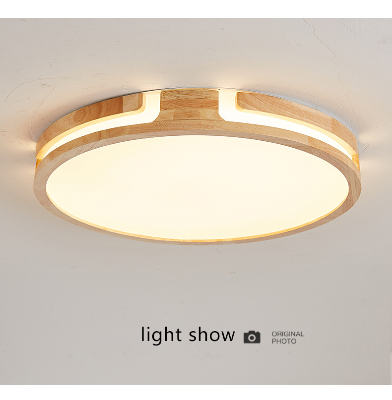 Wood Led Ceiling Lights For Living Room Bedroom Kitchen Ceiling Lamp(WH-WA-59）