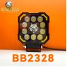 Buy cheap Universal Metal White Yellow Dual Color Motorcycle LED Headlight Car Work Light from wholesalers