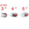 Buy cheap Polyurethane Red Rubber Caster Wheels , 3 Inch Solid Caster Wheels from wholesalers