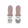 Buy cheap 316 Stainless Steel Baby Silicone Fork And Spoon Set 4.33 Inch Height 1.42 Inch Width from wholesalers