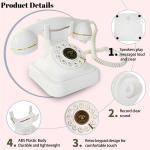 Clear Sound Telephone Guest Book 32GB Phone Guestbook For Weddings Birthday