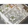 Buy cheap Gold Stainless Steel Retail Glass Display Cases Luxury Wood Combined With Mirror from wholesalers