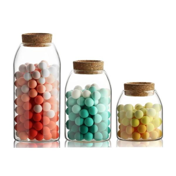 Buy cheap 500ml Mouth Blown Kitchen Borosilicate Glass Jars from wholesalers